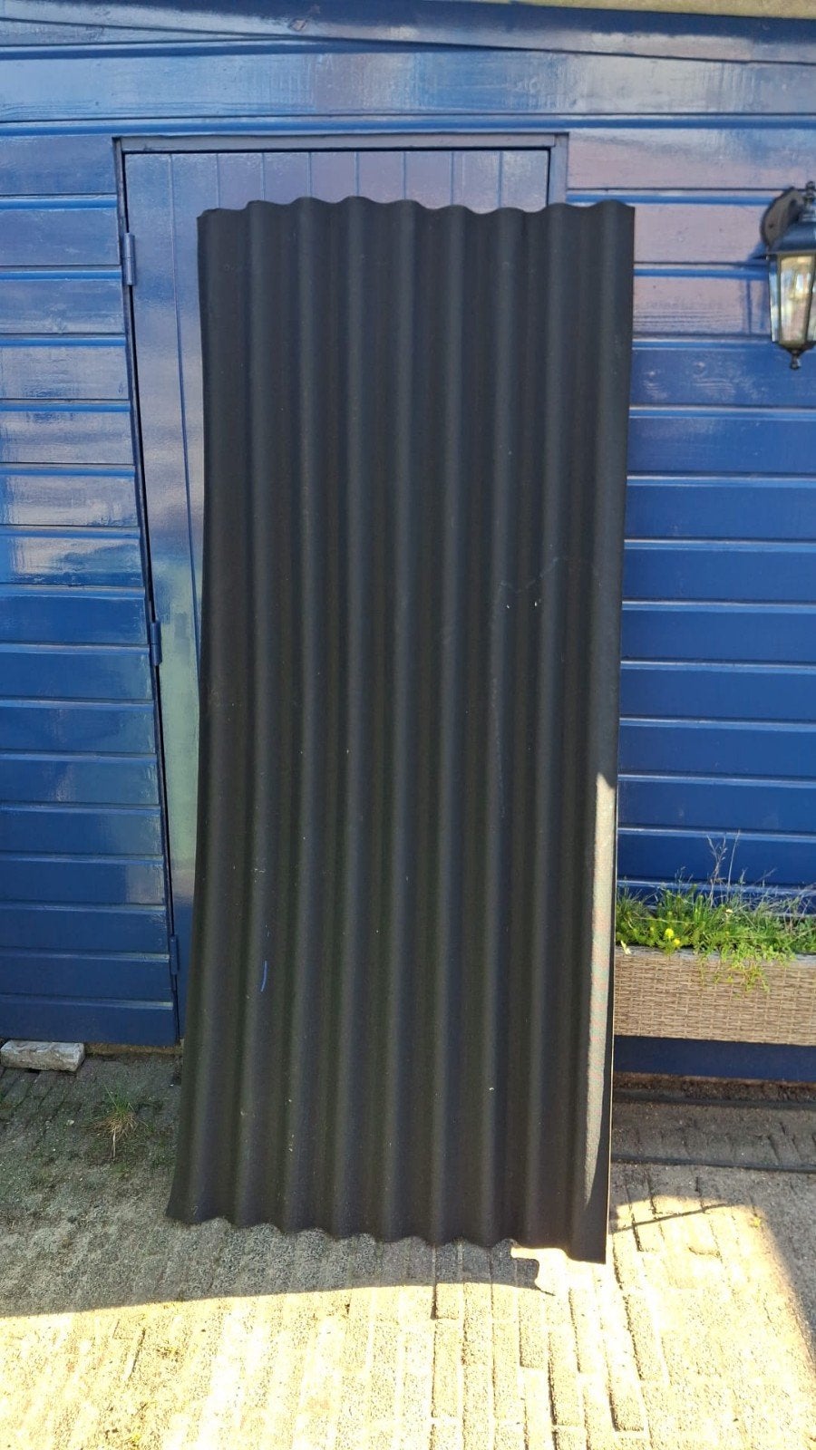 bitumen golfplaat 2.00x87, Ophalen, Overige materialen, Zwart, Nieuw