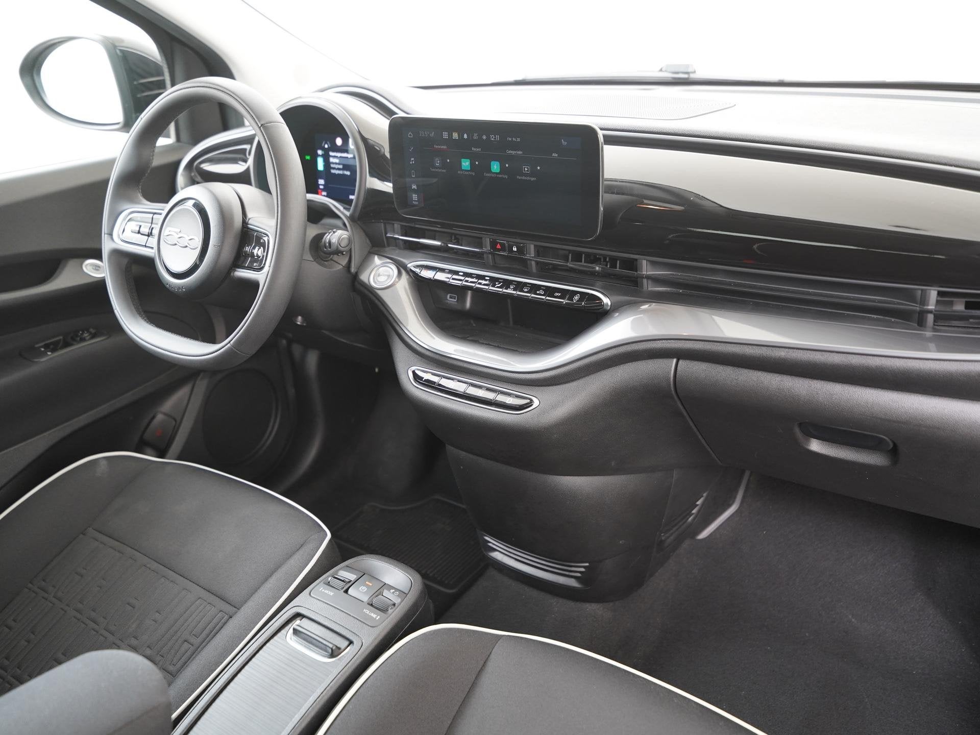 Fiat 500e Icon 42 kWh | SOH 97% | Camera | Apple Carplay | S, Auto's, 12 maanden, Stof, Gebruikt, 118 pk
