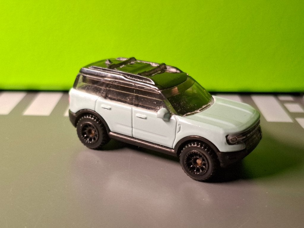 Matchbox 10 - 2022 Ford Bronco Sport [blauw] 1/60, Ophalen of Verzenden, Gebruikt, Auto