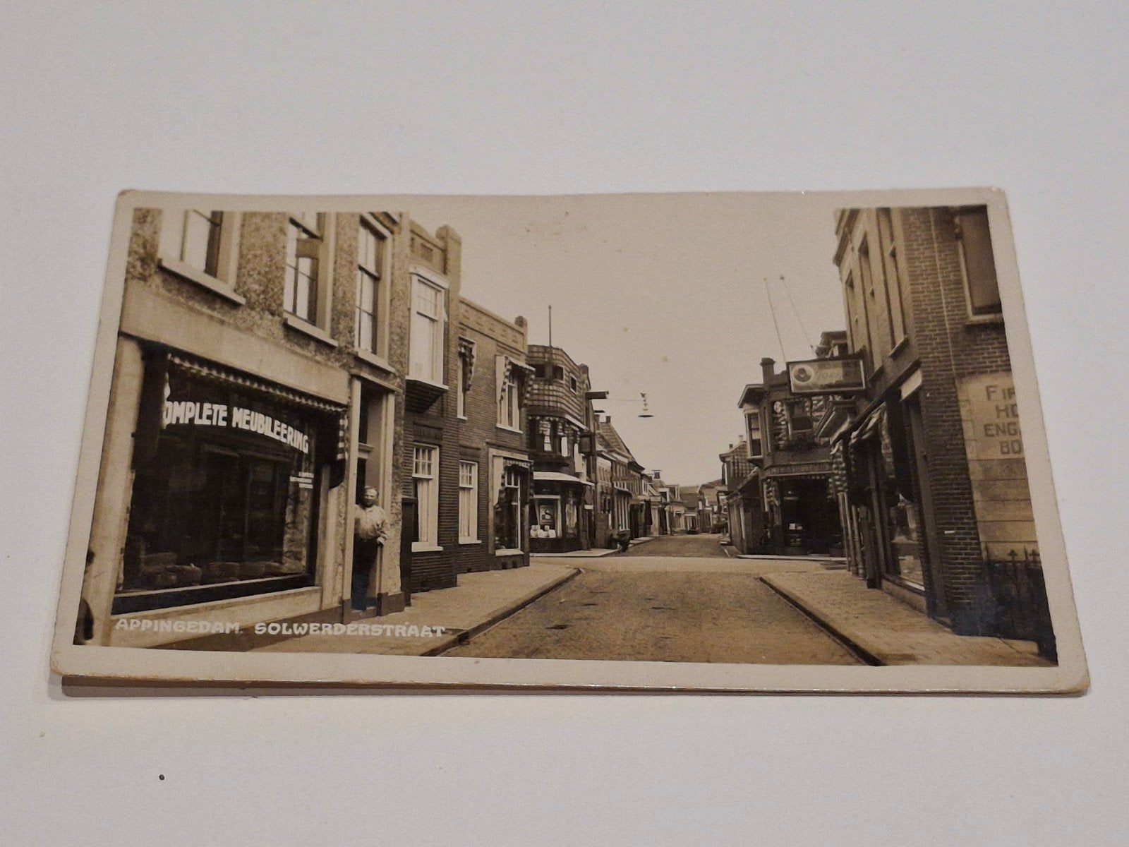 Appingedam, Solwerderstraat ansichtkaart, Verzamelen, Ophalen of Verzenden, Gelopen, Groningen