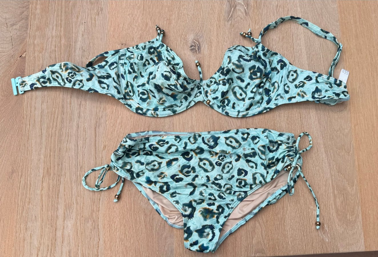 Prima Donna Twist Swim Bikini - Luipaardprint, Kleding | Dames, Badmode en Zwemkleding, Ophalen of Verzenden, Nieuw, Groen, Bikini