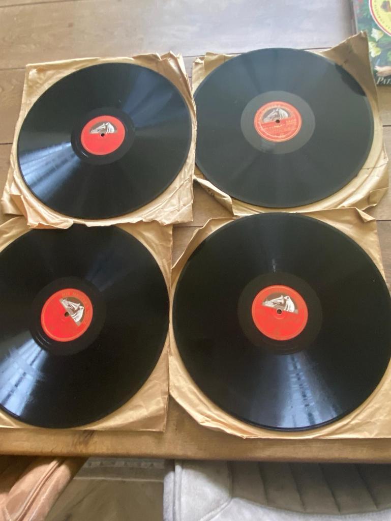 Beethoven Symfonie No. 5 - His Master's Voice 78 toeren, Cd's en Dvd's, Vinyl | Klassiek, Gebruikt, Verzenden, Romantiek, 12 inch