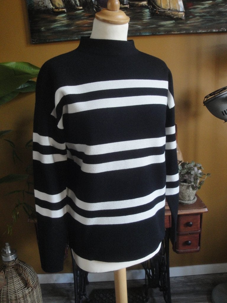 Zwart/wit truitje YAYA maat M (z.g.a.n.), Kleding | Dames, Maat 38/40 (M), Zwart, Ophalen of Verzenden, Zo goed als nieuw