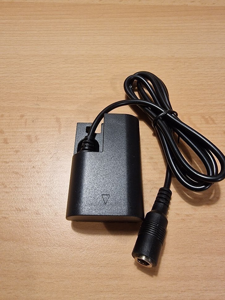 Accuvervanger (dummy accu) voor Canon LP E6/ LP E6N, Ophalen of Verzenden, Nieuw, Canon