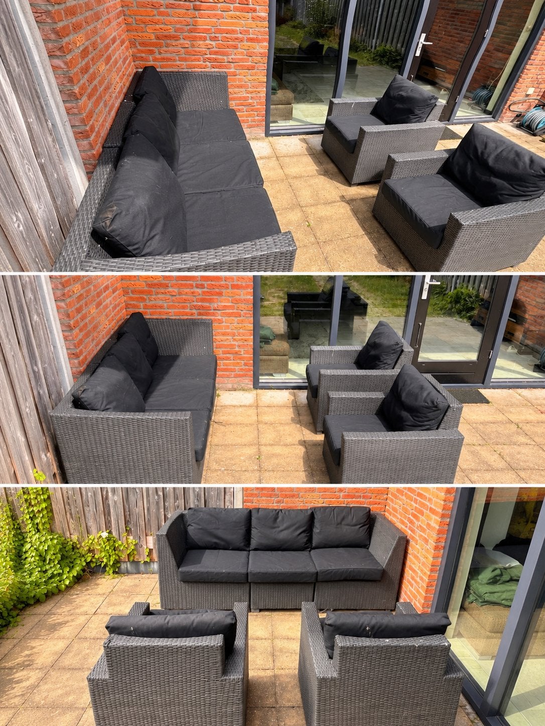5 Delige tuinset, Tuin en Terras, Ophalen, 5 zitplaatsen, Kunststof, Gebruikt