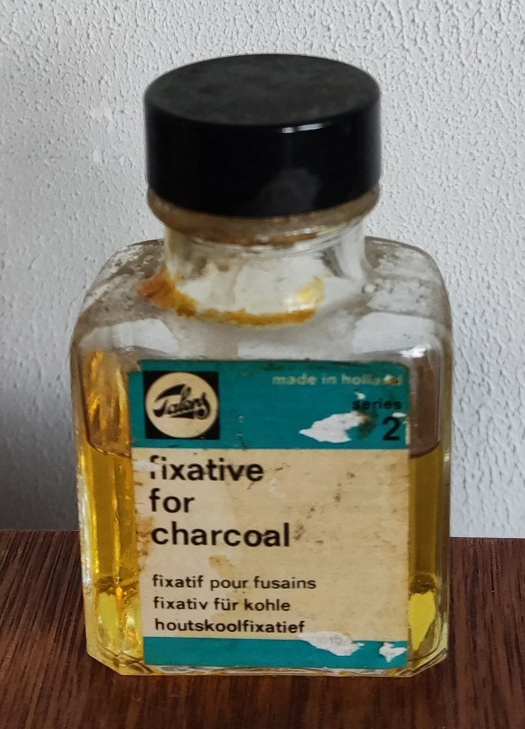 Talens fixative for charcoal, Ophalen of Verzenden, Zo goed als nieuw, Overige typen