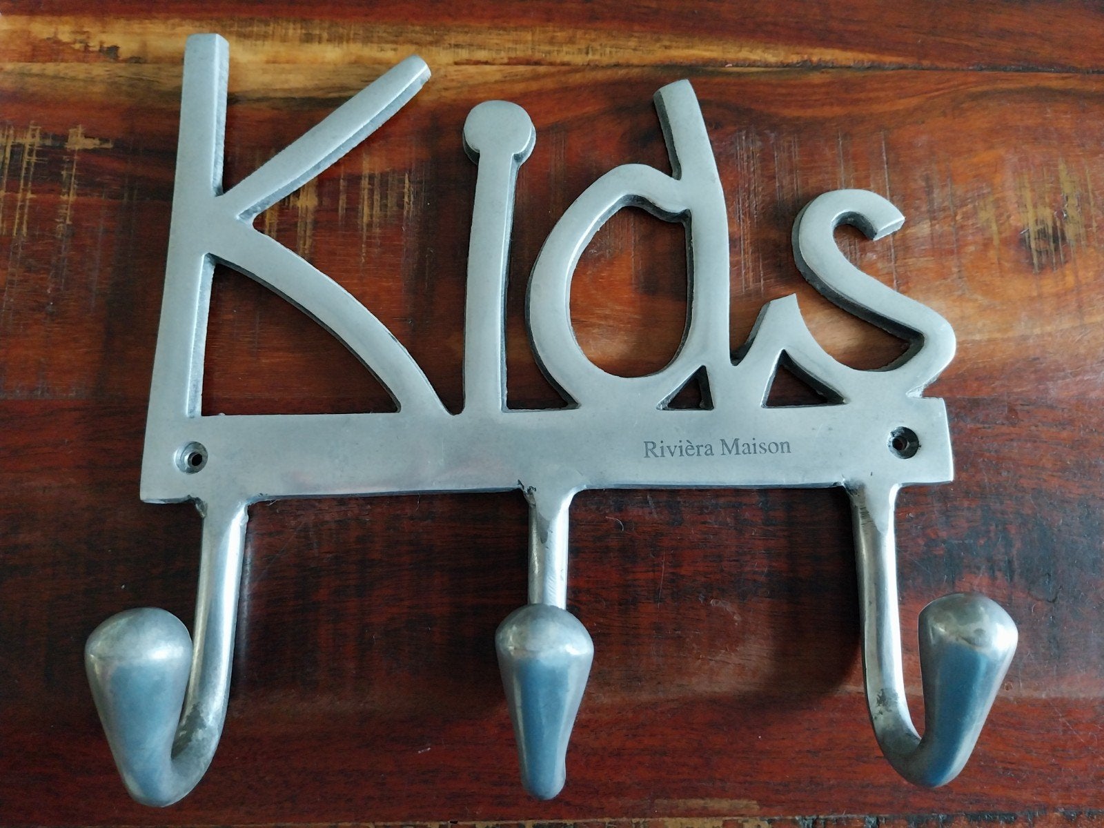 Riviera Maison 'Kids' metalen kapstok met 3 haken, Gebruikt, Minder dan 100 cm, Metaal, Ophalen