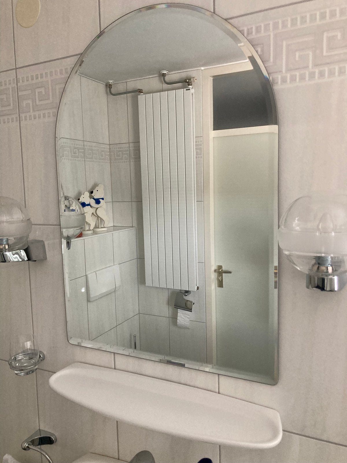 Div. badkamer accessoires, spiegel, douchestang & sproeier, Ophalen, Gebruikt, Overige merken, Douche-accessoire