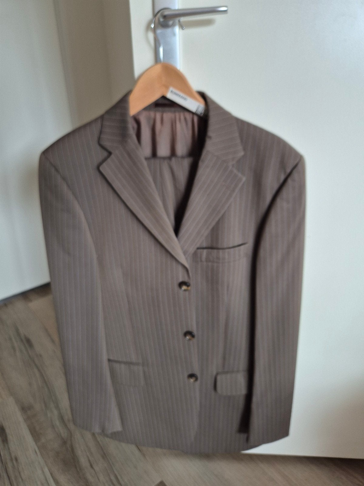 Puntasetta Pak Colbert en Broek Maat 48 Beige bruin, Puntasetta, Maat 48/50 (M), Beige, Ophalen of Verzenden
