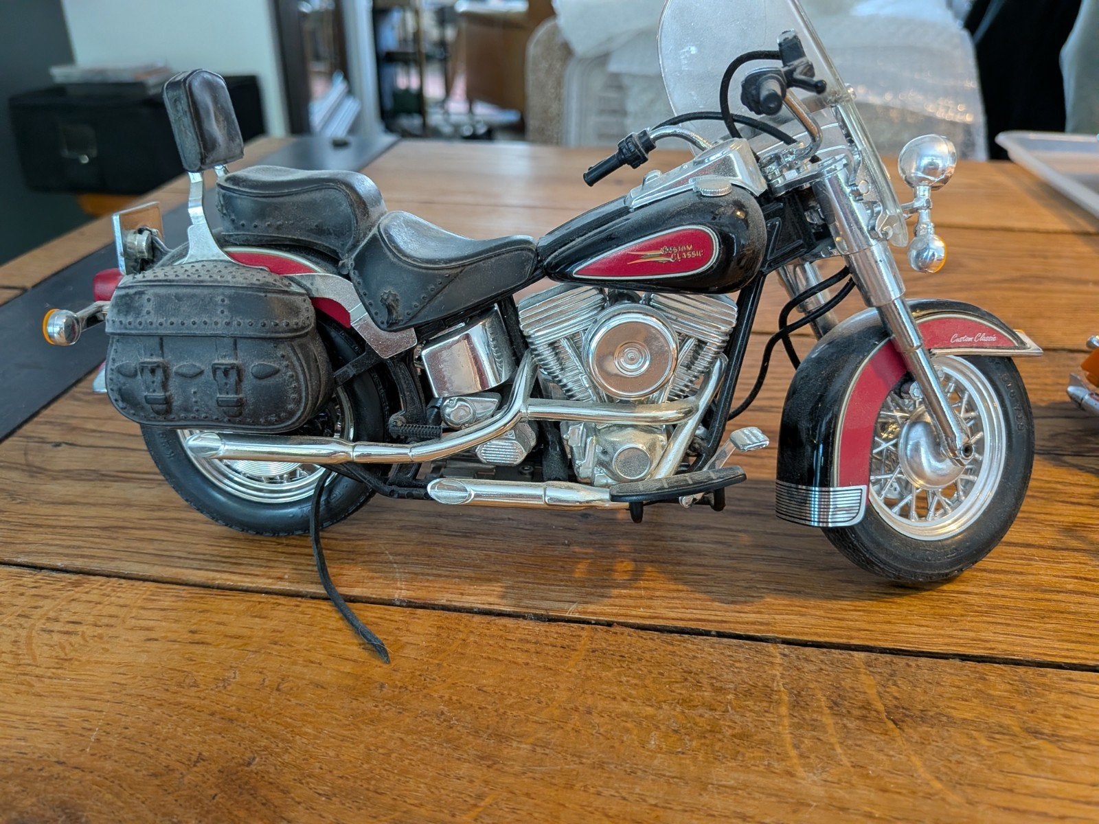 Harley-Davidson FLSTC Heritage Softail Classic, Ophalen of Verzenden, Zo goed als nieuw, 1:9 t/m 1:12, Motor