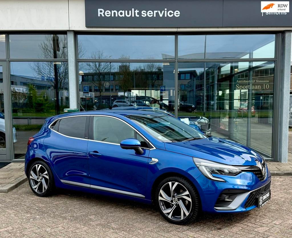 Renault Clio 1.6 E-Tech Hybrid 140 R.S. Line | Bose Audio |, Gebruikt, Zwart, 4 cilinders, Blauw