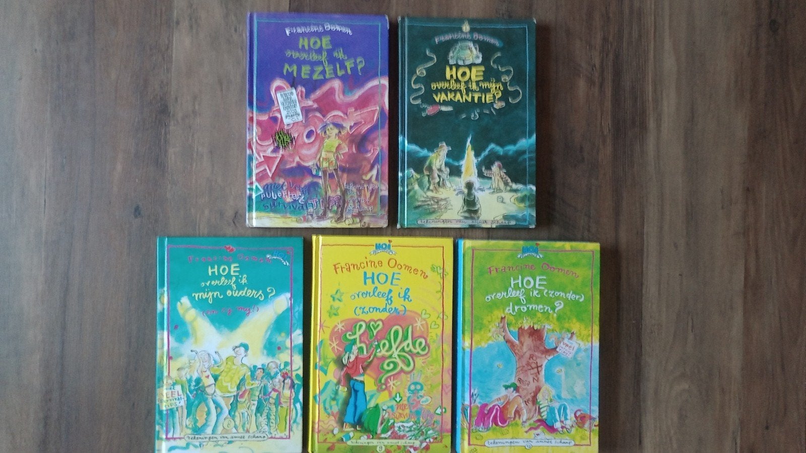 Hoe overleef ik? - Francine Oomen (5 boeken), Ophalen of Verzenden, Gelezen, Francine Oomen, Fictie