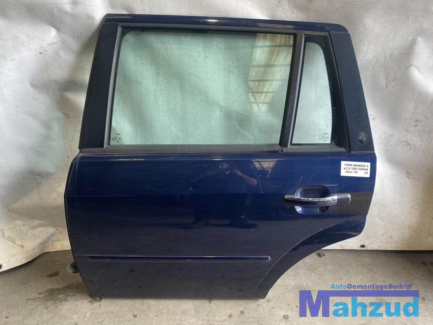 FORD MONDEO 3 station blauw E2 links achter deur portier 200, Auto-onderdelen, Gebruikt, Deur, Info@ford.com, Ophalen of Verzenden