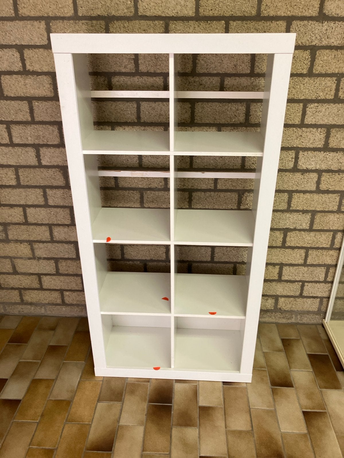 Witte boekenkast met 8 vakken - 69x31x55 cm, Huis en Inrichting, Kasten | Boekenkasten, Ophalen, Met plank(en), Gebruikt, 50 tot 100 cm