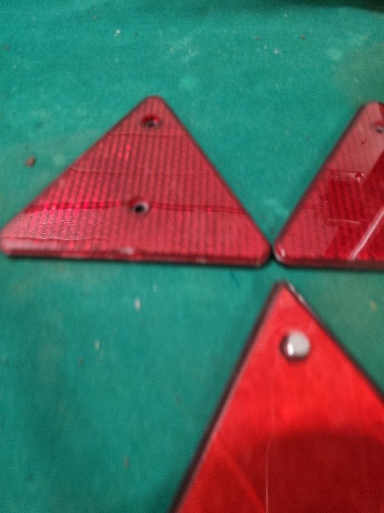 reflectoren driehoek drie stuks, Ophalen of Verzenden, 'T Olde Gre-j, Info@toldegrej.nl, Endepoelstraat 20f Didam