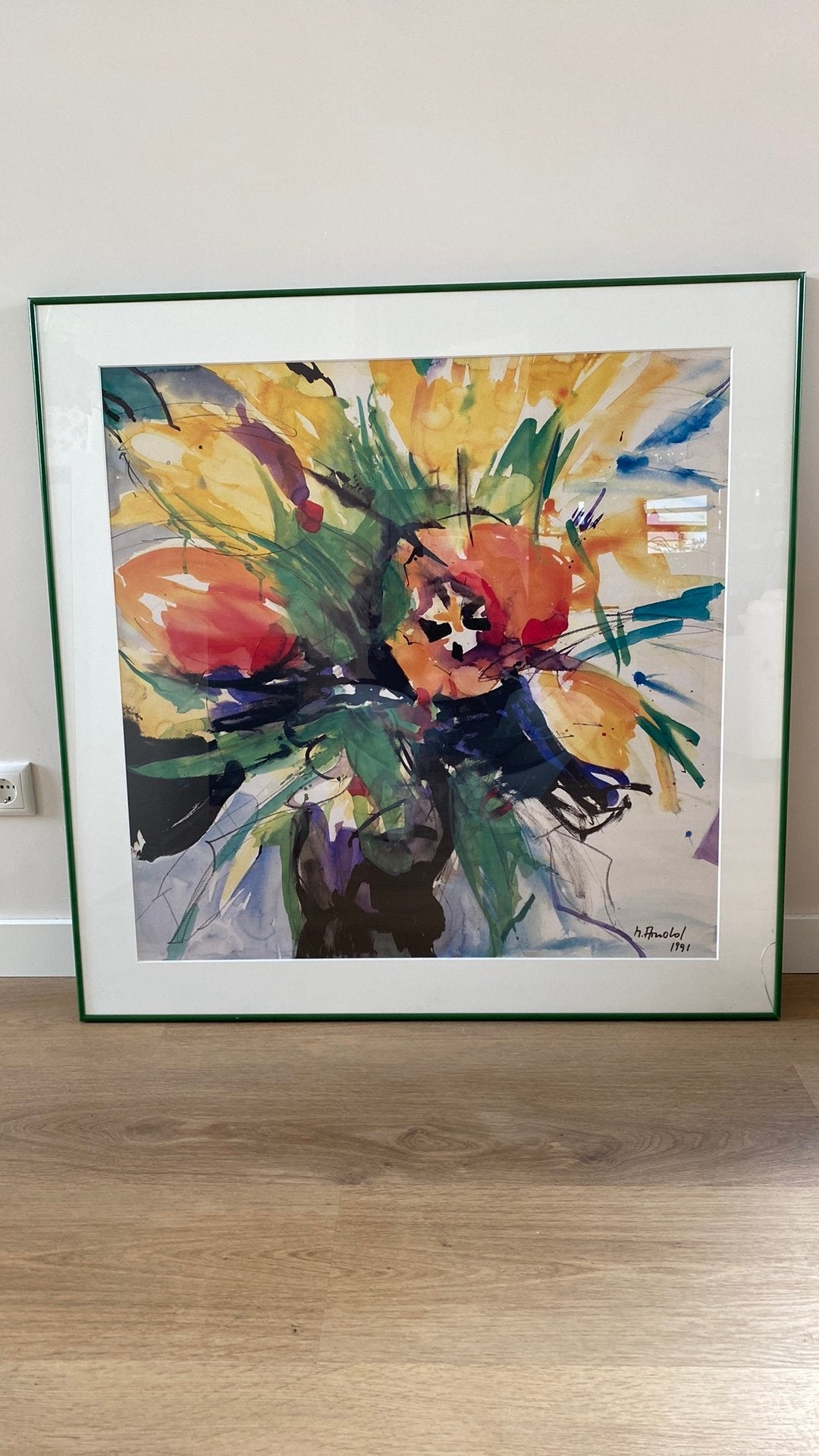 Gratis schilderij, Ophalen, Zo goed als nieuw, Schilderij, 75 tot 100 cm