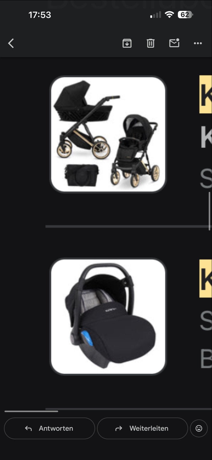 Kunert 3-in-1 Kinderwagen - Gebruikt, Overige merken, Gebruikt, Ophalen of Verzenden, Combiwagen