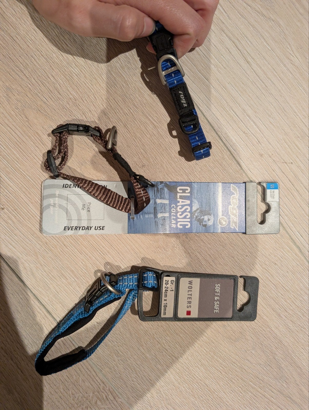 Meerdere nieuwe smalle halsbanden van Rogz en Wolters, Dieren en Toebehoren, Ophalen of Verzenden, Nieuw