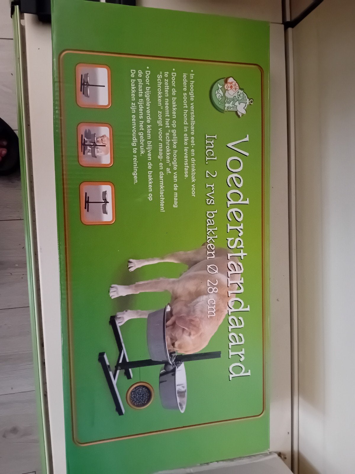 Vloerstandaard 28 cm, Ophalen of Verzenden, Verstelbaar, Nieuw