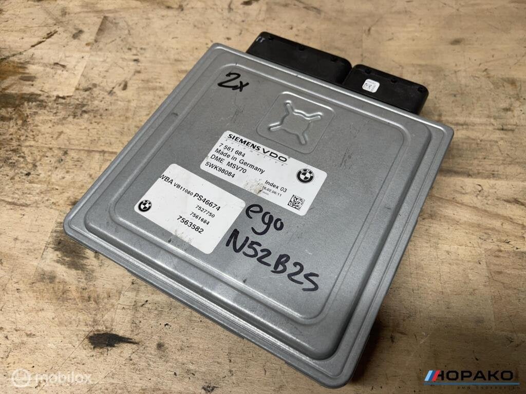 ECU / Motorcomputer BMW 3 serie e9x 7561684 | MSV70, Gebruikt, Einsteinlaan 5, rijswijk, Bmw, Ophalen of Verzenden