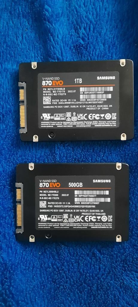 Samsung ssd 970 evo, Computers en Software, Harde schijven, Ophalen, Desktop