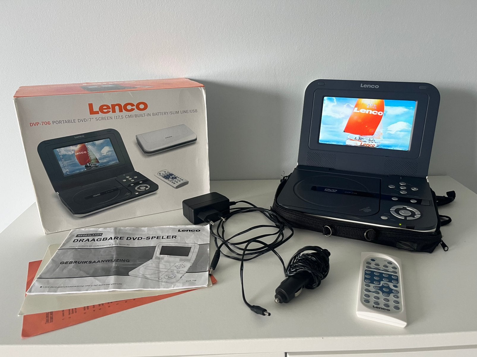 Lenco Portable DVD speler, Draagbaar, Ophalen of Verzenden, Zo goed als nieuw, Overige merken