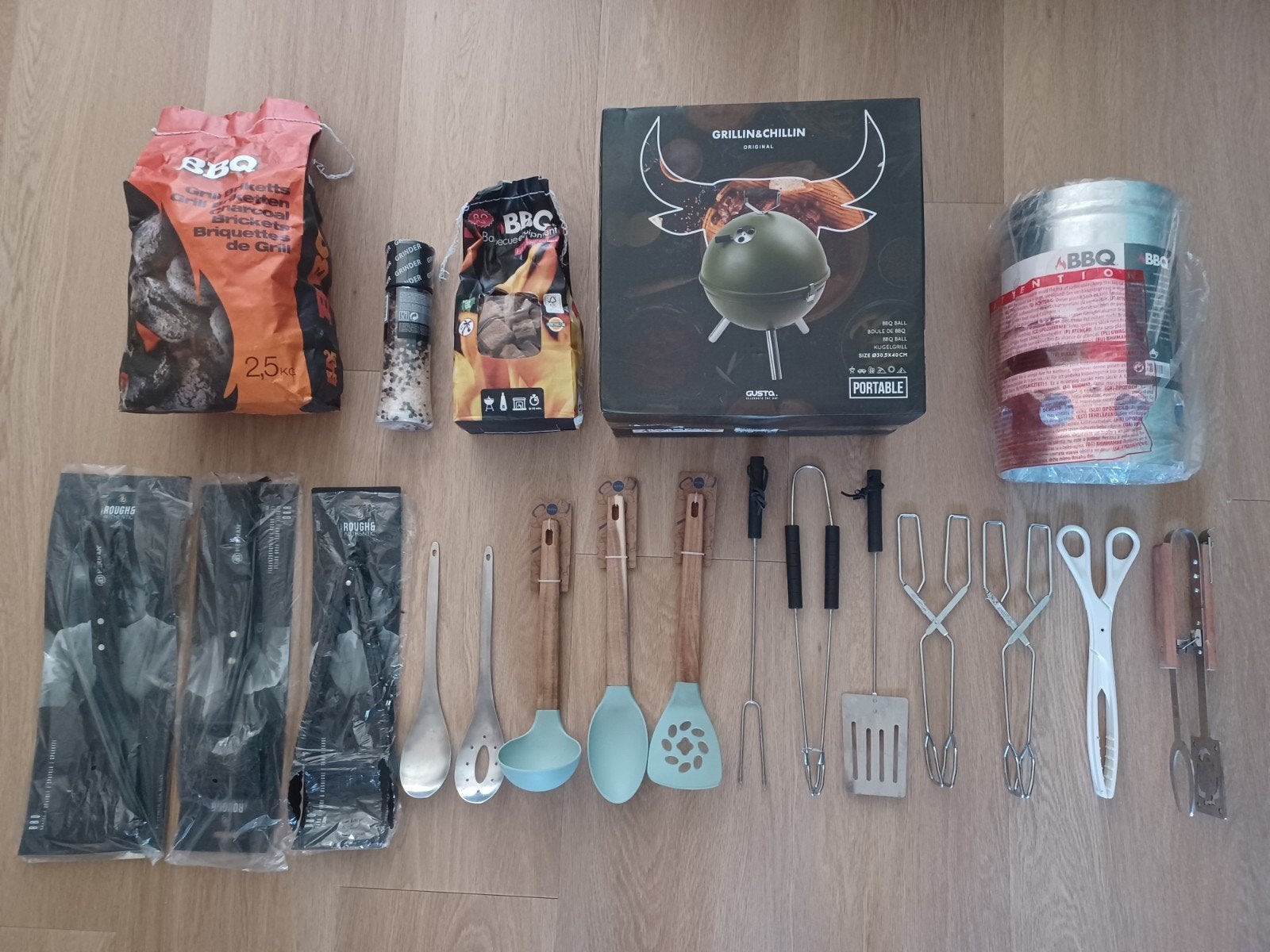 Barbecue Gusta legergroen draagbaar+extra's NIEUW, Ophalen of Verzenden, Nieuw, Gusta Grillin&Chillin, Met accessoires
