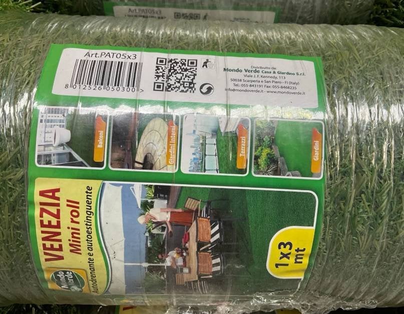 Kunstgras rollen NIEUW, Kunstgras, Venezia, Nieuw, Ophalen of Verzenden