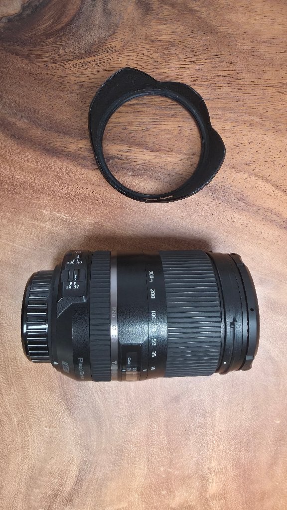 Tamron 16-300mm f/3.5-6.3 Di II VC PZD Macro (Nikon), Zo goed als nieuw, 300 mm, Macrofunctie, Telelens