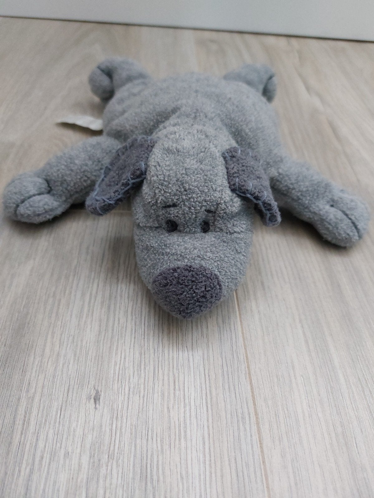 Knuffel happy horse vintage hond grijs L2083, Kinderen en Baby's, Ophalen of Verzenden, Zo goed als nieuw