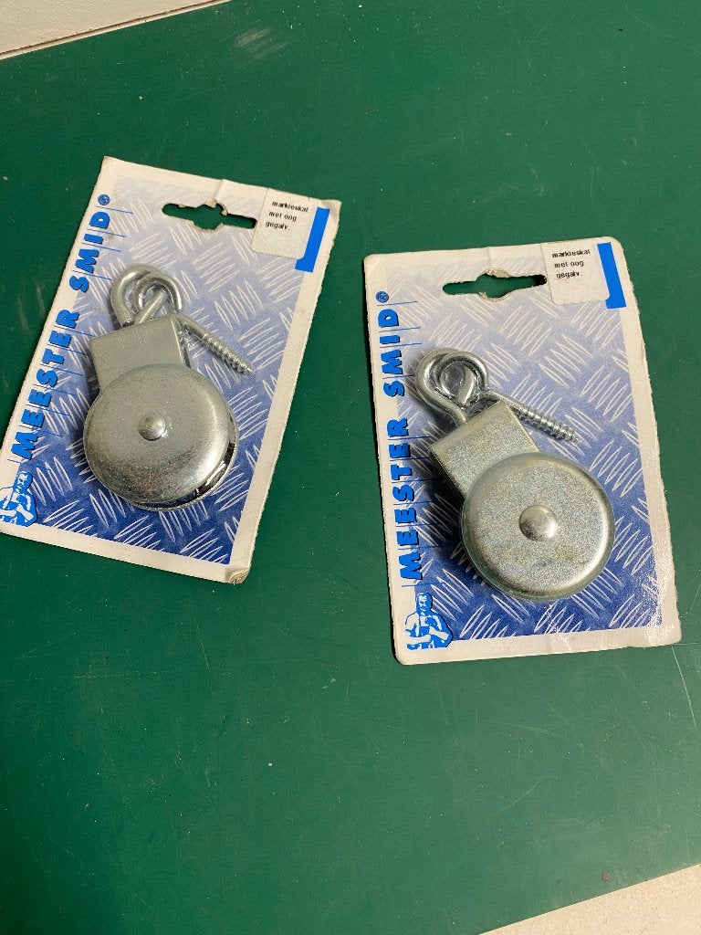Meester Smid Katrol met oog gegalvaniseerd, Ophalen of Verzenden, Nieuw, Overige typen, Overige merken