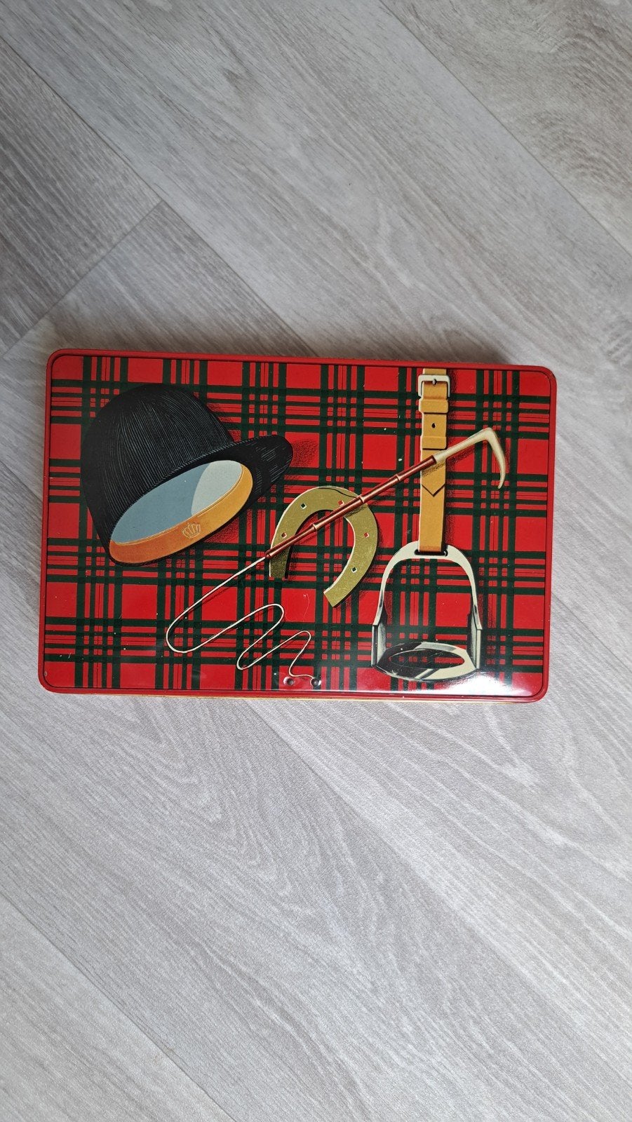 Van Melle chocolade,  koekjes blik., Verzamelen, Blikken, Gebruikt, Overige, Ophalen of Verzenden
