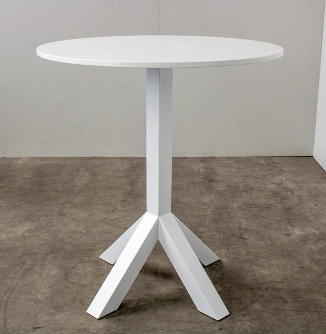 2 Gispen Dukdalf design tafels statafels strak wit rond zgan, Ophalen, Zo goed als nieuw