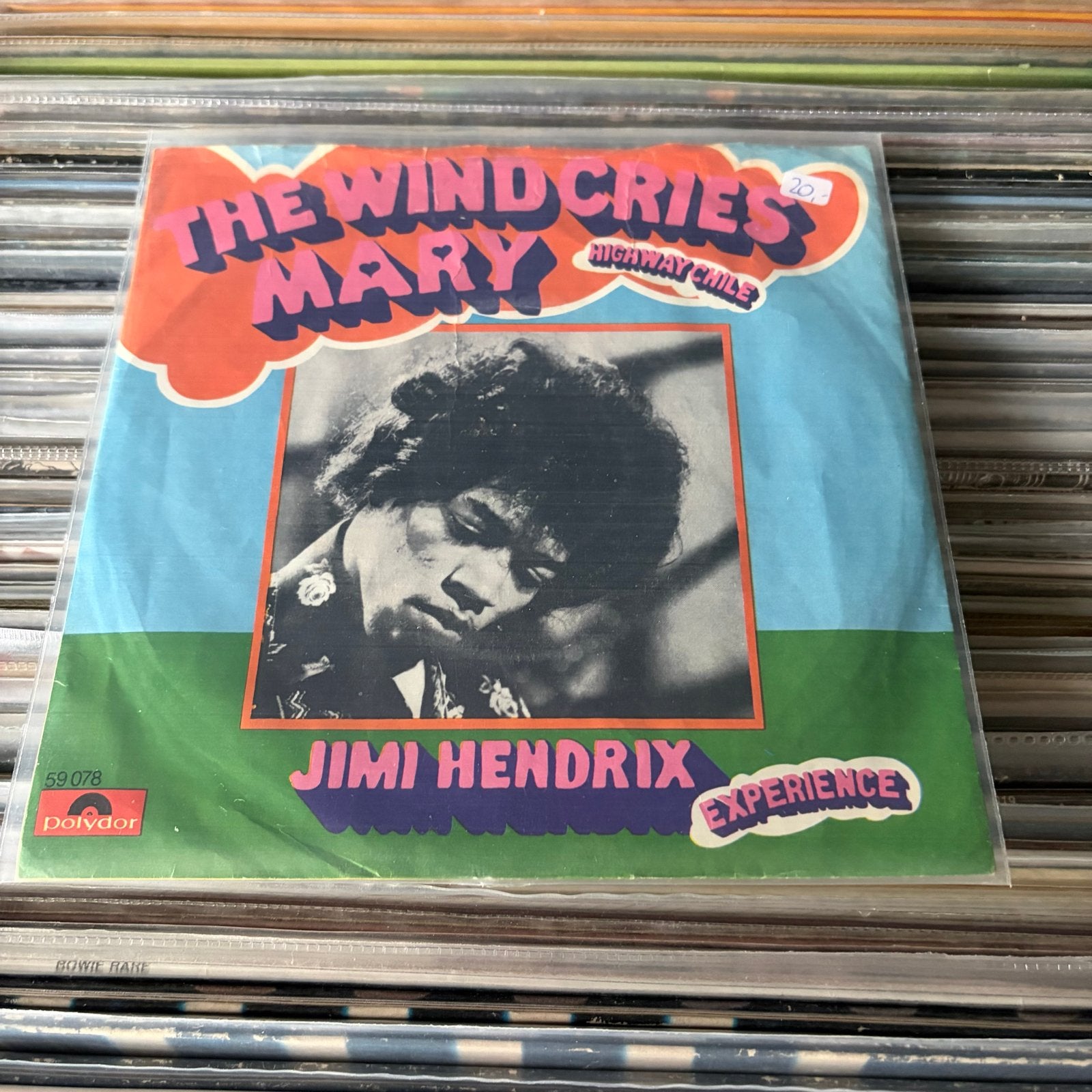 Jimi Hendrix Experience - The Wind Cries Mary 7 inch, Ophalen of Verzenden, Gebruikt, 7 inch, EP