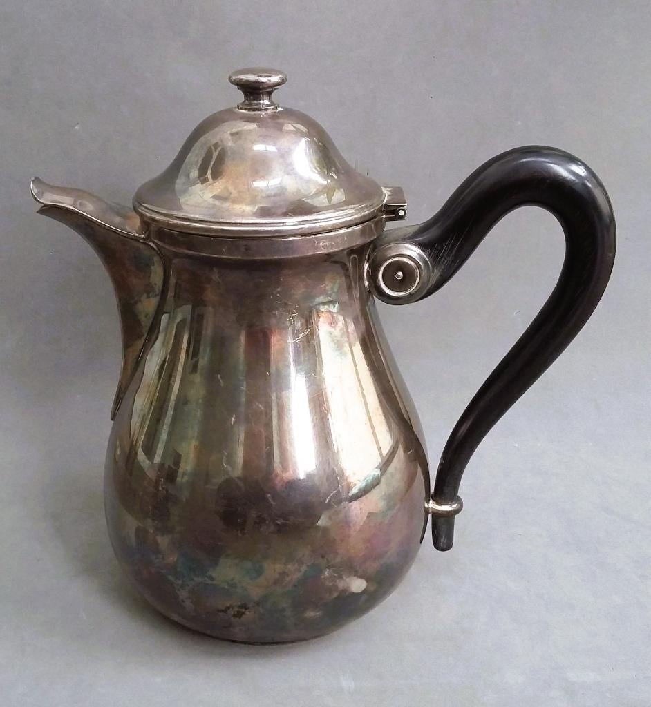1920-1940 Art Deco Zwaar Verzilverde Theepot OTTO WISKEMANN, Ophalen of Verzenden