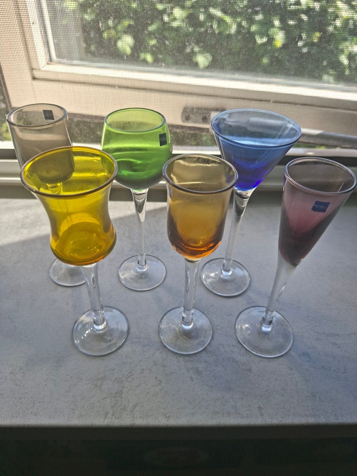 Lyngby glas Likeurglazen Borrelglazen, Verzamelen, Glas en Borrelglaasjes, Ophalen of Verzenden, Zo goed als nieuw, Overige typen