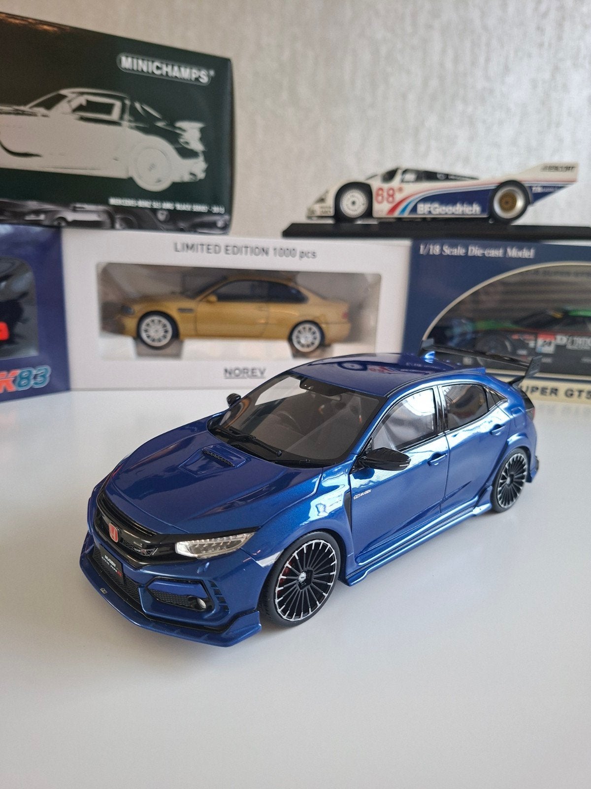 Otto Mobile Honda Civic Type R Mugen 1/18, Ophalen of Verzenden, Nieuw, Auto, OttOMobile