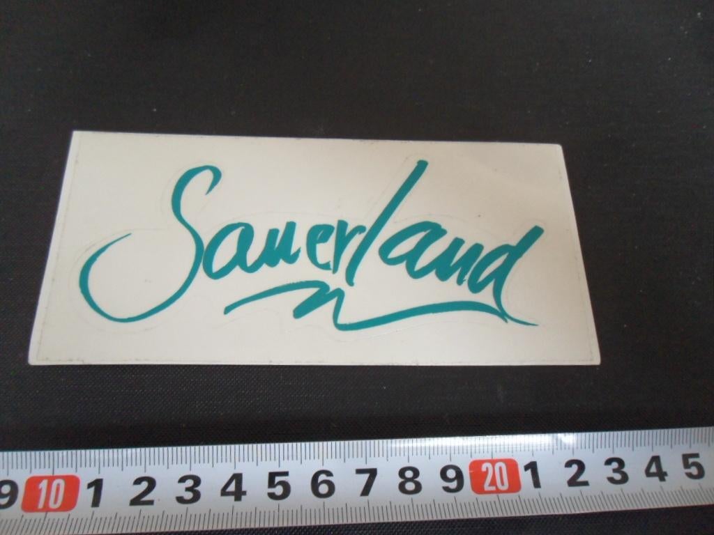 sticker Transparant Duitsland Sauerland, Verzamelen, Ophalen, Zo goed als nieuw