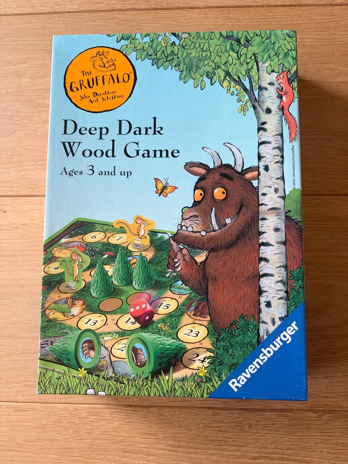 The Gruffalo Deep Dark Wood spel - Zo goed als nieuw, Drie of vier spelers, Ophalen of Verzenden, Gebruikt
