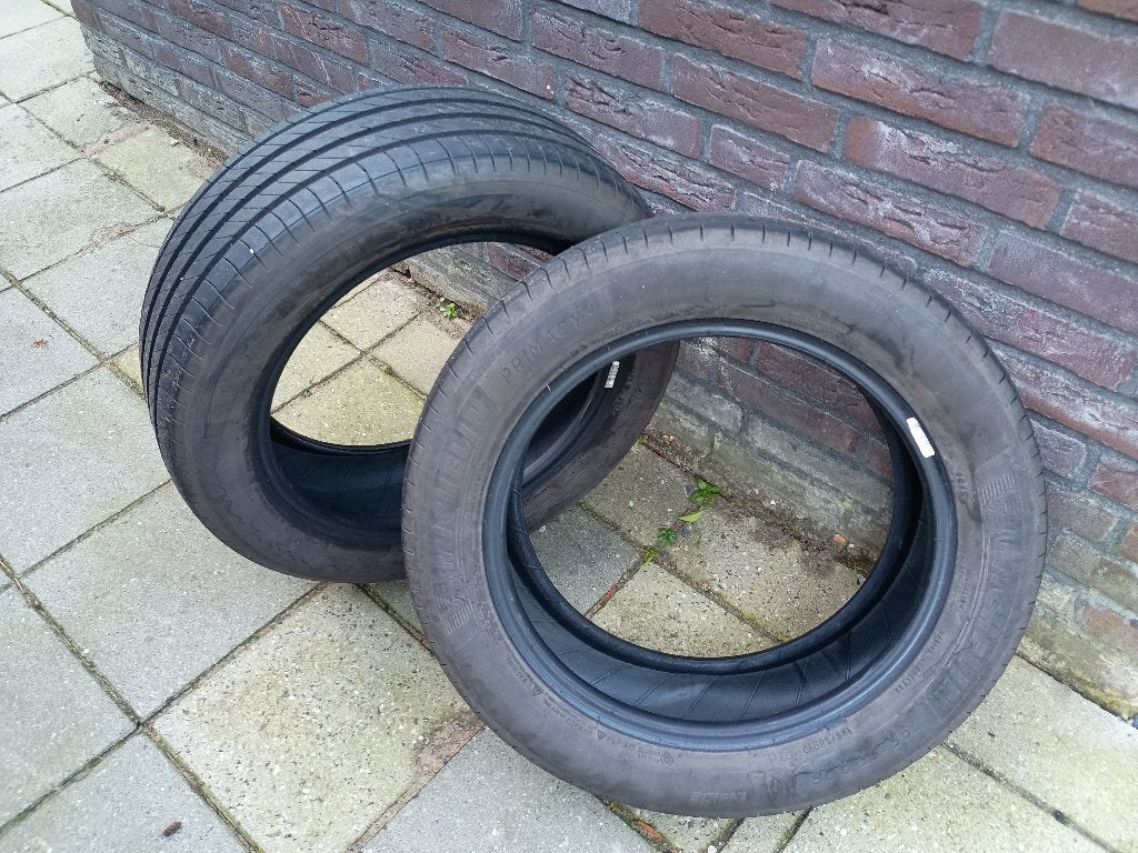 2x Michelin Primacy 4 195/55 R16 zomerbanden – goed profiel, Ophalen, Gebruikt