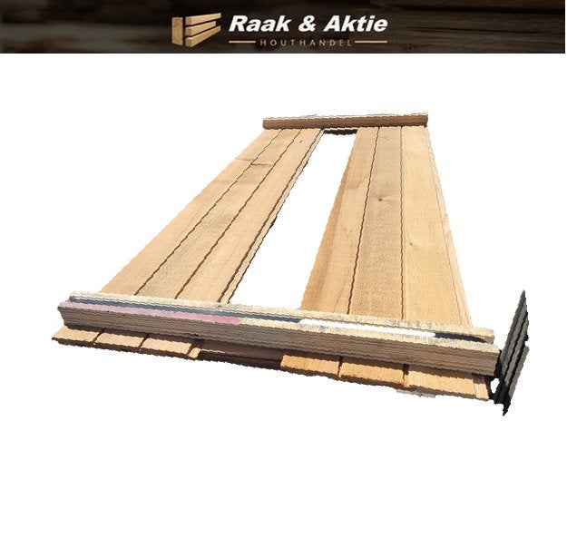 1.65 m2 sponningschroot - Red Cedar - nr: HP58