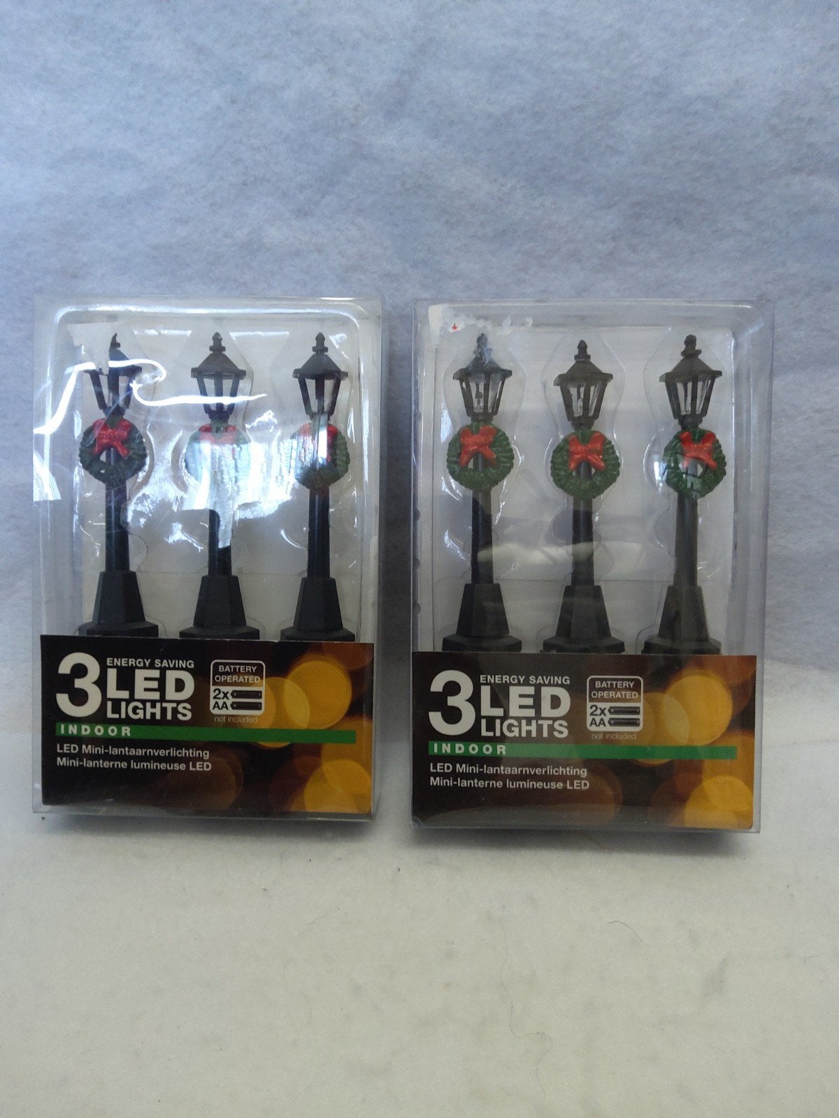 intratuin 2 sets van 3 stuks led lantaarnpalen   B8, Ophalen of Verzenden, Nieuw