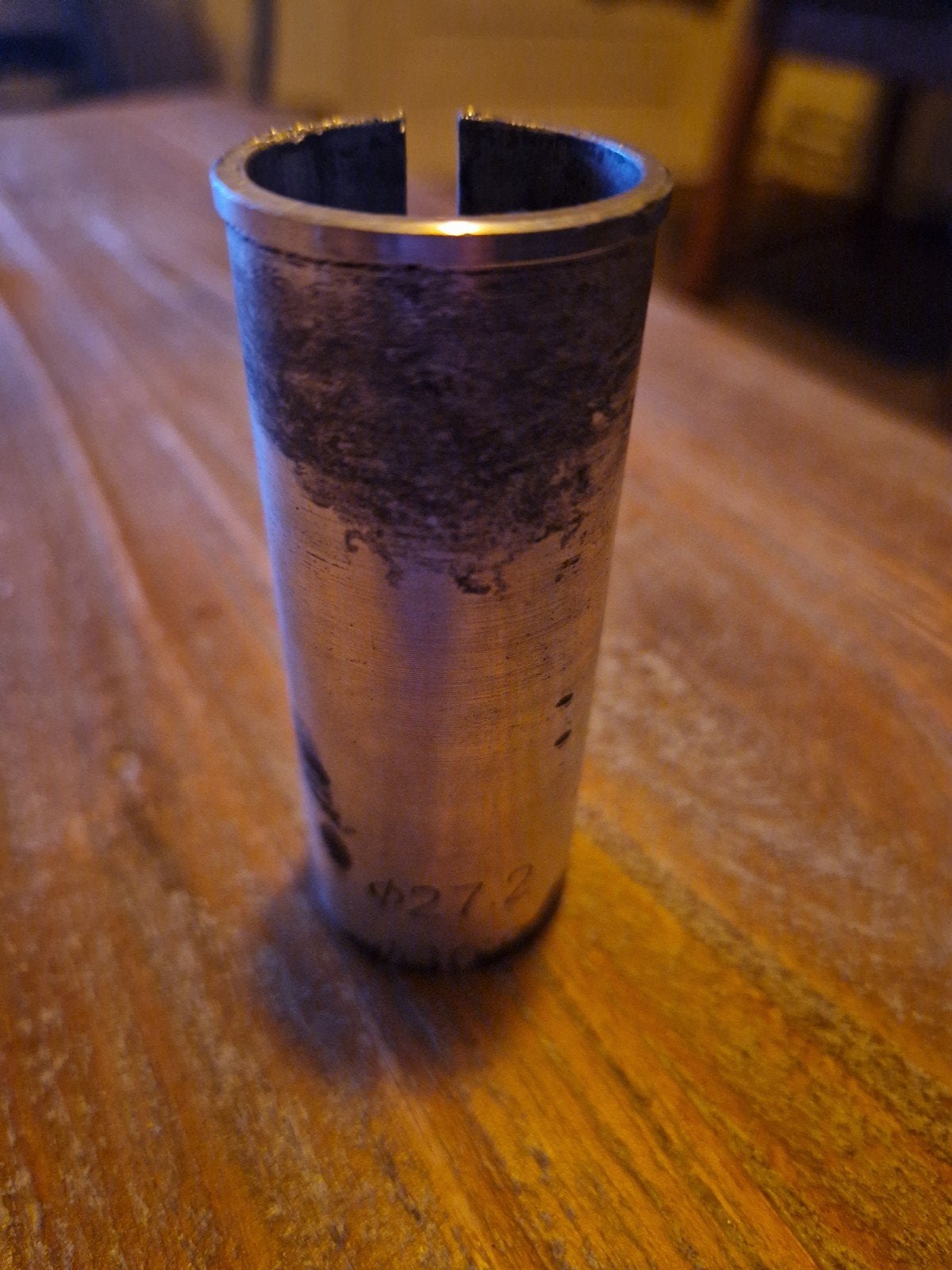 Zadelpenbus/adapter voor fiets, diameter 27.2, Gebruikt, Overige typen, Ophalen of Verzenden, Aluminium