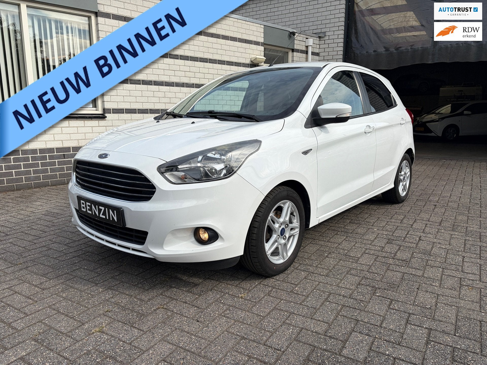 Ford Ka+ 1.2 Trend Ultimate Nieuwstaat, Auto's, Gebruikt, 4 cilinders, Ka, Wit