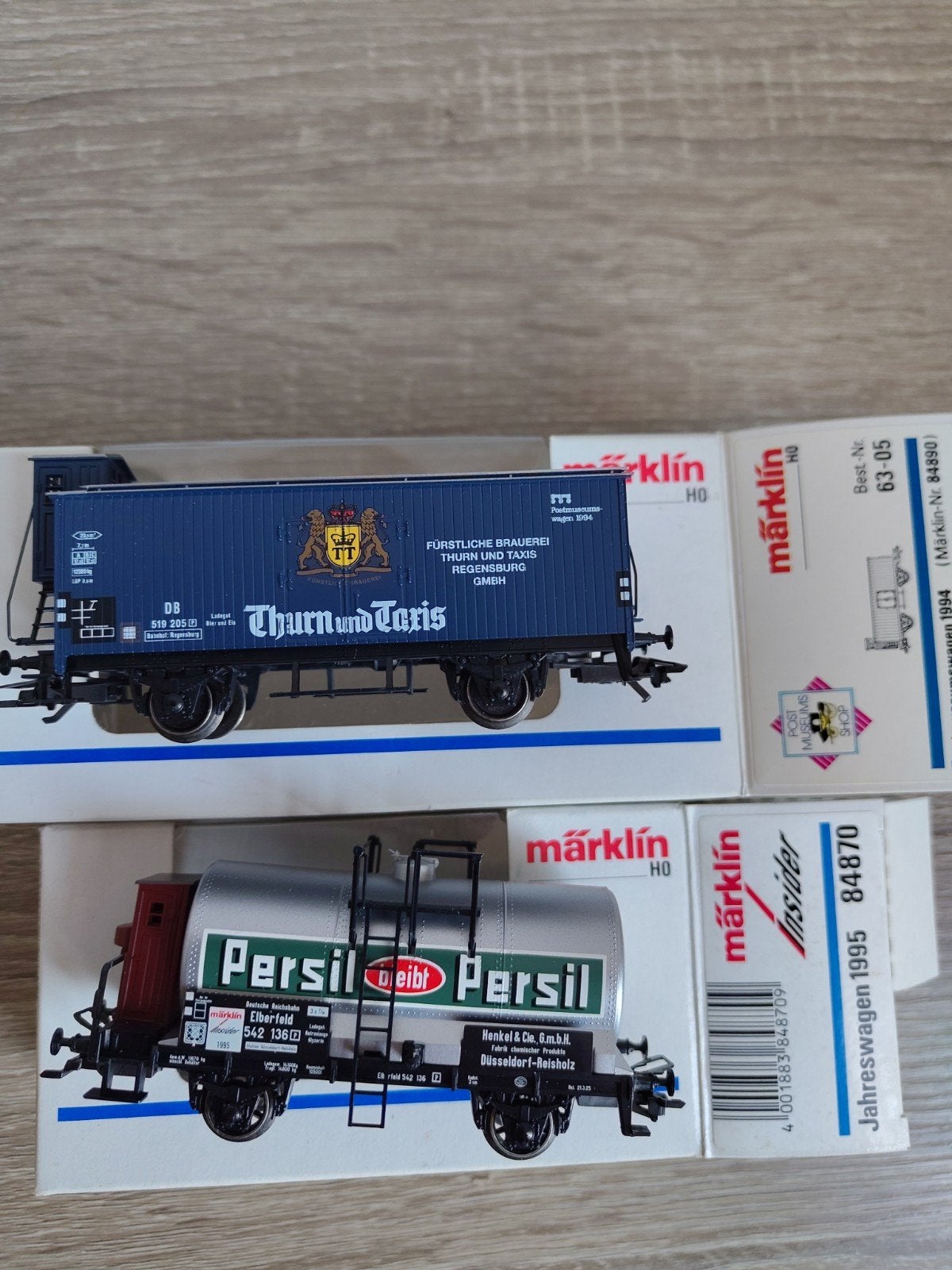 Märklin 84870 84890 (PMS 63-05) specials Persil Thurn&Taxis, Wisselstroom, Wagon, Ophalen of Verzenden, Zo goed als nieuw