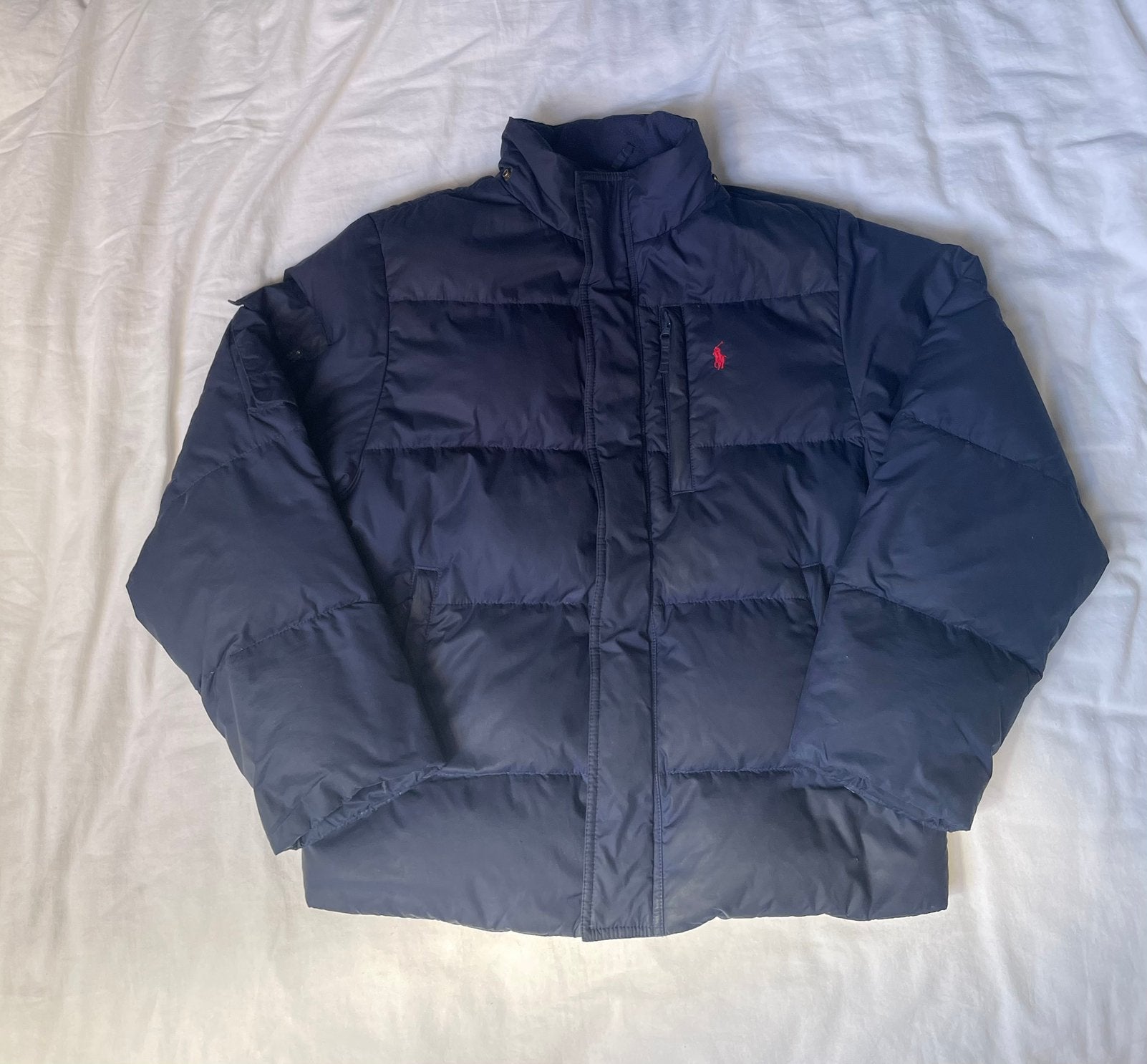 Navy Ralph Lauren puffer winterjas, Ophalen of Verzenden, Gebruikt, Jongen of Meisje, Jas