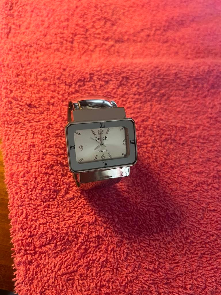 Vintage horloge, Ophalen of Verzenden, Staal, Overige merken