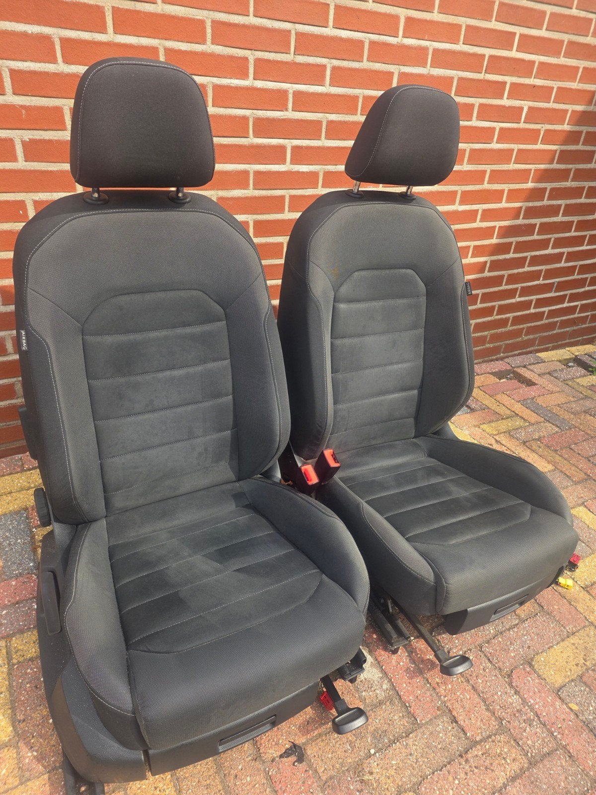 VW Golf 7.5 Highline R-line Stoelen (voor + achterbank), Ophalen, Volkswagen