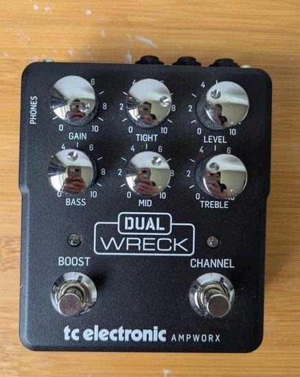 TC Electronic Ampworx Dual Wreck Guitar Pedal, Ophalen of Verzenden, Zo goed als nieuw, Distortion, Overdrive of Fuzz