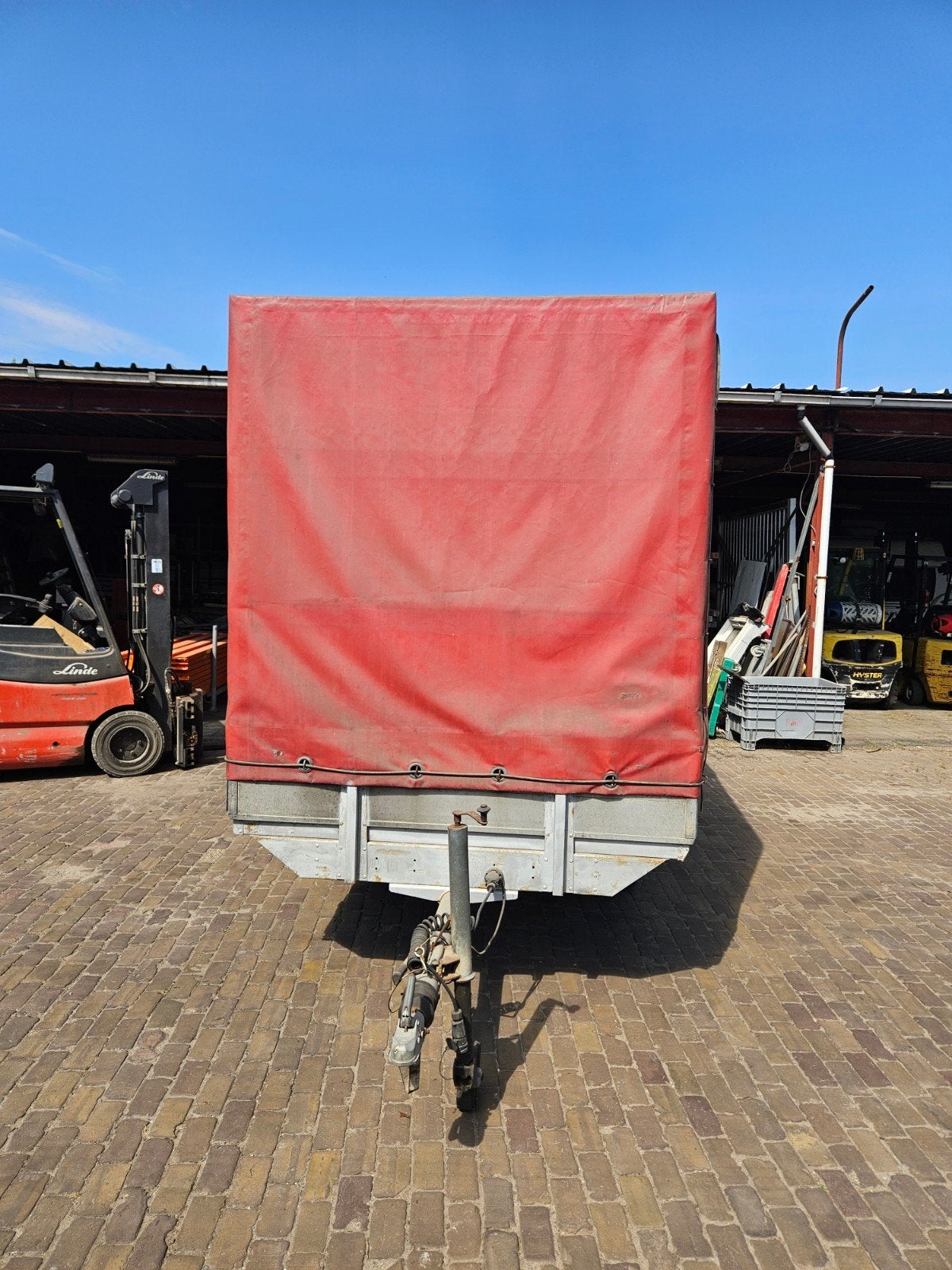 Tandemasser huifaanhanger op kenteken., Ophalen, Gebruikt, ., .